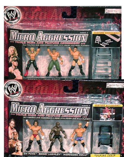 Childrens Toyshop  Toys : WWE Micro Aggression Series 4 2 x Full Sets