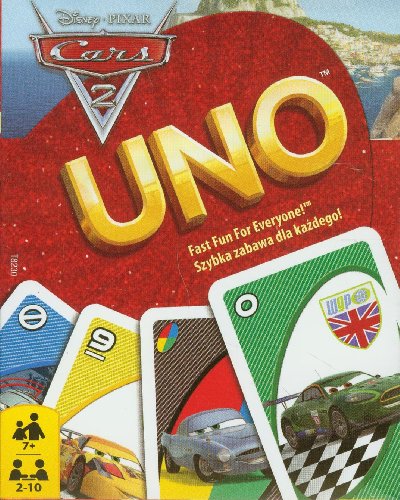 Disney / Pixar CARS 2 Movie UNO Card Game