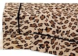 Twin XL Extra Long Leopard Print Cotton Sheet Set