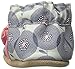 Robeez Petal Pop Crib Shoe (Infant), Grey/Sorbet, 6-12 Months M US Infant