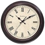 UPC 844220005946 product image for Westclox 32059 Round Marbel Case Finish Clock, 20-Inch | upcitemdb.com