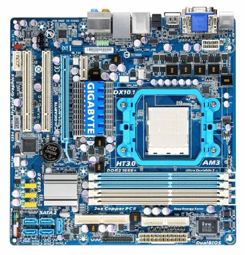 Gigabyte GA-MA785GMT-UD2H Micro ATX Motherboard