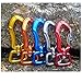 Hanxue D Shape Pet Buckle Camping Fishing Hiking Hook Carabiner Keychain