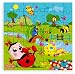 Vilac - Jouets en bois - Grand puzzles DDPB boite forme feuille