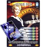 Review Deckboosters  / Doctor Who Single Card : Devastator 005 (830) Astrid Peth Dr Who Battles in Time Common Card