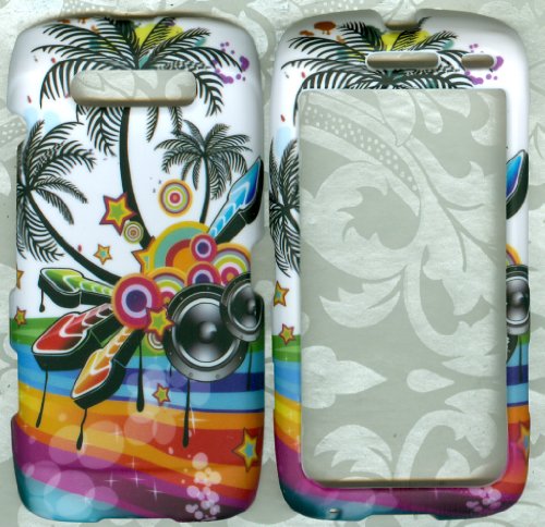 palm tree Blackberry 9850 Torch sprint verizon US Cellular phone cover case