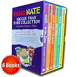 Big Nate Series Collection Lincoln Peirce 6 Books Box Set Gift Pack (Big Nate on a Roll, Goes for Broke, The Boy with the Biggest Head in the World, Strikes Again, Flips Out, In the Zone)