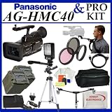 Panasonic Professional AG-HMC40 AVCHD Camcorder with 10.6MP Still and 12x Optical Zoom + Best Pro Value Package includes Shoulder support, tripod, tripod dolly and much more. Panasonic Professional AG-HMC40 AVCHD Camcorder with 10.6MP Still and 12x Optical Zoom + Best Pro Value Package includes Shoulder support, tripod, tripod dolly and much more.