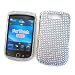 BlackBerry Torch 9800 & 9810 (AT&T) Snap-on Protector Hard Case Rhinestone Cover "Bling Bling Silver" Design