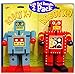 Robot X-7 Bendable Wooden Robots Red & Blue Gift Set Bundle - 2 Pack