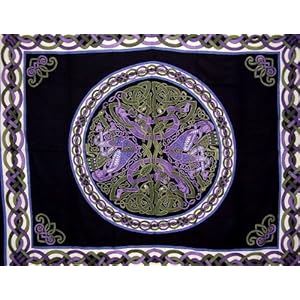 Celtic Tapestry-Wheel of Life-Many Uses-Home Decor