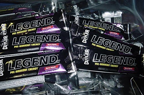 Cutler Nutrition - Legend JC Pre-Workout Energy Berry Splash 50 Single Servings