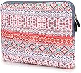 Coodio&reg; ShockProof 35.8 cm (14 inch) Ultrabook Laptop Notebook Pattern Sleeve Bag for Chromebook 14 - Bohemian Stripe Orange
