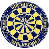 Michigan Wolverines NCAA Officially Licensed Bristle Dartboard