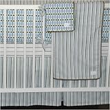 Bask Home Clover Blue 3-Piece Crib Set