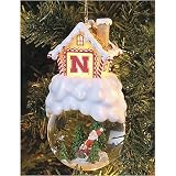 Nebraska Cornhuskers NCAA Home Sweet Home Tree Ornament