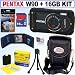Pentax Optio W90 12.1 MP Waterproof Digital Camera (Black) + 16GB Accessory Kit