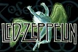 Led Zeppelin - Swan Song Logo on Black Rectangle - Sticker / Decal