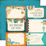 Echo Park All About A Boy 4x6 Journaling Cards Paper