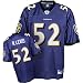 Ray Lewis Jersey: Reebok Purple Replica #52 Baltimore Ravens Jersey