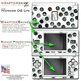 Nintendo DS Lite Punched Holes in White WraptorSkinz TM Skin Kit by TuneTattooz TM