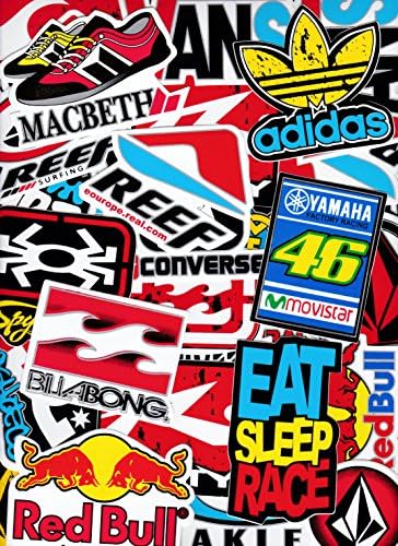 [250x Random] Lot Wholesale Mix Car Bumper Bomb Graffiti Stickers Vinyl Die Cut Skate Decals