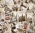 Outop 32 PCS 1 Set Vintage Retro Old Travel Postcards for Worth Collecting
