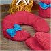 Royal Palm Tiare Flower Neck Pillow - Pink