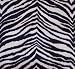 Zebra Futon Cover & Pillow Set (Full Size)