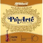 D'Addario Pro-Arte Violin Single Aluminum Wound E String, 4/4 Scale, Heavy Tension