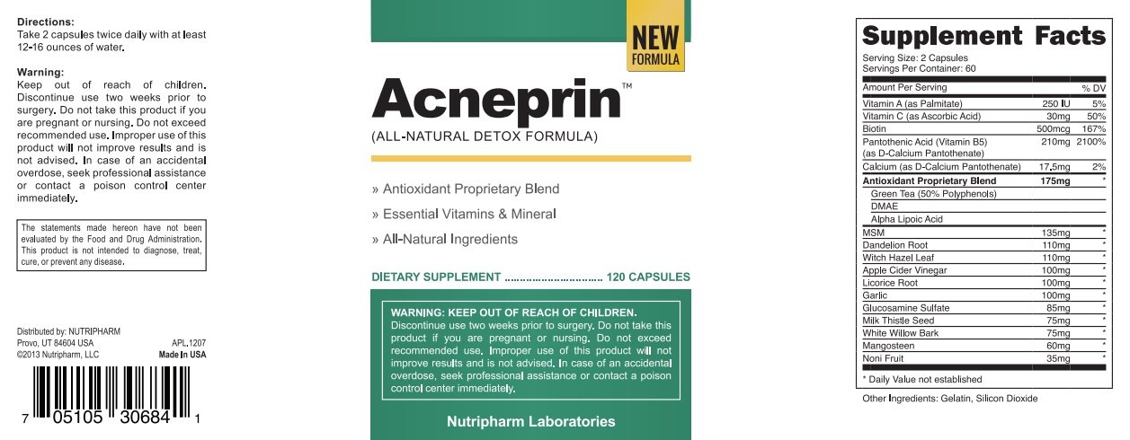 Amazon.com : Acneprin - Natural Acne Treatment - Acne Supplements ...