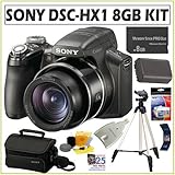 Sony Cybershot DSC-HX1 9MP Digital Camera + 8GB Memory Stick + Extra Batter ....