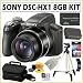 Sony Cybershot DSC-HX1 9MP Digital Camera + 8GB Memory Stick + Extra Battery + Deluxe Accessory Kit