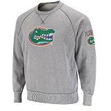 Florida Gators Outlaw Heather Grey Fleece Crew Sweatshirt - L