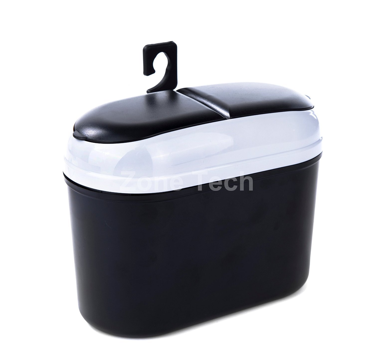 Zone Tech Traveling Car Garbage Can Portable Black Vehicle Trash Bin | eBay