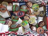 25 Count K-cup Flavored Coffee Sampler Plus Extra Peppermint