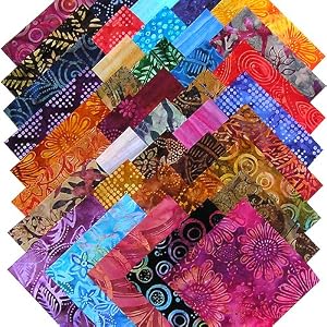 Moda-MONTEGO-BATIK-5-Quilting-Fabric-Squares