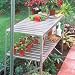 Halls Greenhouse Shelf 4Ft Two Tier Bench Aluminum 