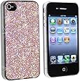 niceEshop(TM) Pink Bling Diamond Glitter Sparkles Slim Hard Back Case for iPhone 4 4S