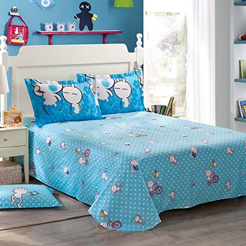HAHA4-Piece quilt-like Aloe Vera cotton Bed Set , 220*240 (2.2 m bed)