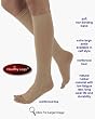 505C Calf Length Open Toe Sigvaris Cotton 50-60mmHg