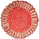 Colorful Jute Table Mat In Round Shape From Calcutta India (Free Shipping, No Minimum Purchase)