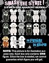 Kozik Smoking AnarQee ~2.5" Mini Figure Keychain (1 Randomly Picked Blind Box Figure)
