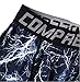 COOLOMG Compression Pants GYM Running Tights Length Pants Leggings For Men Youth Boy Blue Lightning M