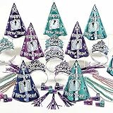 Multi Color Countdown 63pc Party Kit for 25