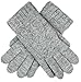 Women's Winter Premium Soft Knit Warm Faux Fur Lining Gloves with Hair Tie