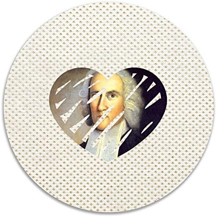 CVB DOORMAT Jonathan Edwards Love Heart Non-slip Doormat White
