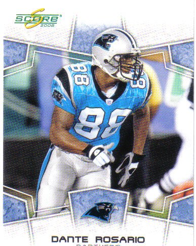 2008 Score #43 Brad Hoover - FB - Carolina Panthers (Football Cards)