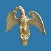 EAGLE 5IN (PERCHED) NO ADPTR GOLD Image