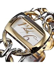 Gold & Silver New Retro Fashion Women Bracelet Quartz Ladies Wrist Watch Very Charming For All Occasions
